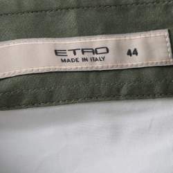 Etro Colorblock Printed Cotton Long Sleeve Button Front Shirt M