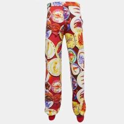 Etro Multicolor Printed Knit Track Pants XXL