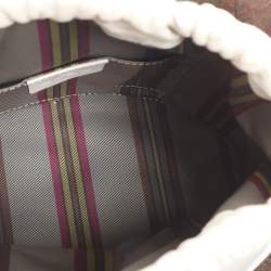 Pre Owned Etro Off White Leather Saturno Bucket Bag