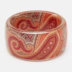 Etro  Multi Color Resin Printed Bangle