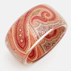 Etro  Multi Color Resin Printed Bangle