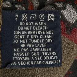 Etro Brown Paisley Print Modal & Cashmere Stole