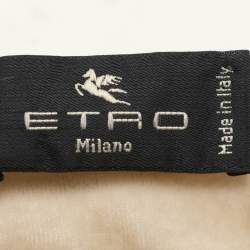 Etro Beige Velvet Headband