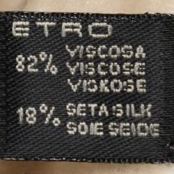 Etro Beige Velvet Headband