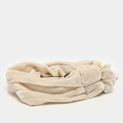 Etro Beige Velvet Headband