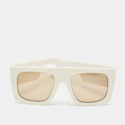 Pre Owned Etro White/Grey SZJ70 EtroScreen Square Sunglasses