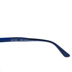 Pre Owned Etro Blue Havana/ Gold Mirrored ET660S Round Sunglasses