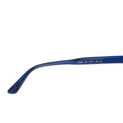 Pre Owned Etro Blue Havana/ Gold Mirrored ET660S Round Sunglasses