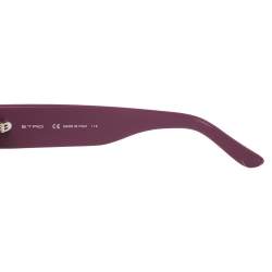 Pre Owned Etro Purple Paisley ET664S Square Sunglasses