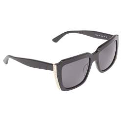 Pre Owned Etro Black / Grey ET655S Square Sunglasses