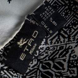 Pre Owned Etro Multicolor Paisley Print Silk Handkerchief