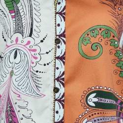 Pre Owned Etro Multicolor Printed Cotton Buttoned Up Shirt L