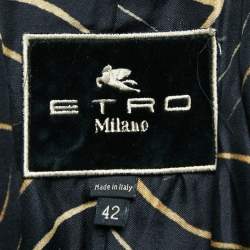 Pre Owned Etro Brown Fur Racoon Fur Waistcoat M