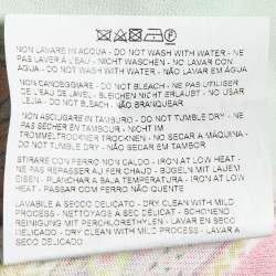 Pre Owned فستان ماكسي إيترو كريب طباعة بيزلي متعددة الألوان صغير