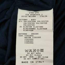 Pre Owned Etro Multicolor Printed Jersey Mini Dress M