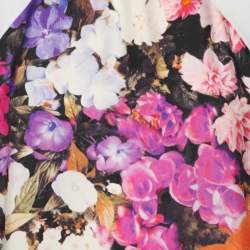 Pre Owned قميص إيترو كريمي / متعدد الألوان قطن وحرير مطبوع مقاس متوسط (ميديم)