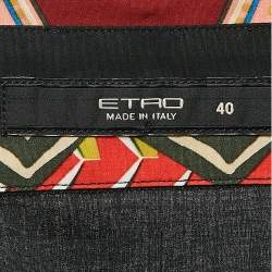 Pre Owned قميص إيترو قطن متعدد الالوان بطباعة بيزلي مقاس صغير (سمول)