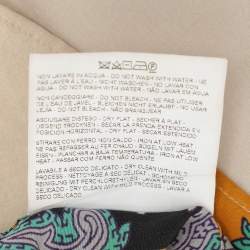 Pre Owned Etro Multicolor Printed Silk Button Front Shirt M