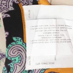 Pre Owned Etro Multicolor Printed Silk Button Front Shirt M