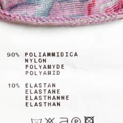 مملوكة مسبقًا توب إيترو جيرسي مطبوع أكمام طويلة بنفسجي/متعدد الألوان مقاس وسط (ميديم)