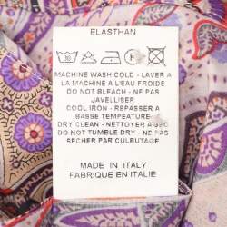 Etro Multicolor Paisley Printed Cotton Button Front Shirt L