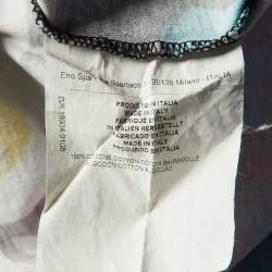 Pre Owned قميص إيتروا قطن مطبوع متعدد الألوان بياقة دائرية مقاس صغير