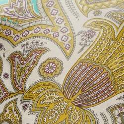 Etro Multicolor Printed Jersey V-Neck Top S