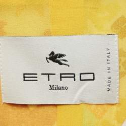 Etro Multicolor Printed Button Front Blouse M