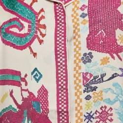 Etro Multicolor Printed Button Front Blouse M