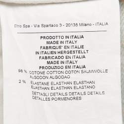 Pre Owned Etro Multicolor Printed Denim Jeans S Waist 27"