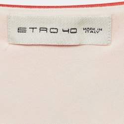 Pre Owned Etro Multicolor Printed Jersey Maxi Dress S