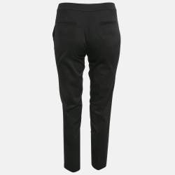 Pre Owned Etro Black Cotton Trousers S