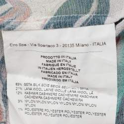 Etro Multicolor Printed Button Front Blouse M