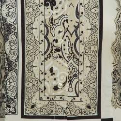 Etro Beige Paisley Print Cotton Button Front Shirt L