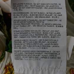 Pre Owned Etro White Printed Silk Capri Pants S