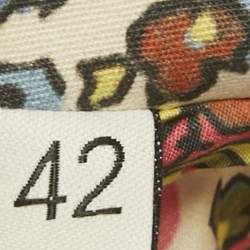 Pre Owned Etro Multicolor Floral Print Sleeveless Wrap Top M