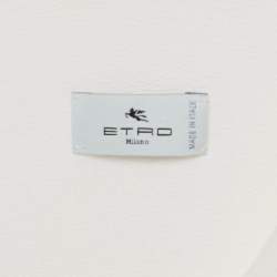 مملوكة مسبقًا Etro Cream Silk Full Sleeves Shirt M