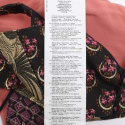 Pre Owned Etro Multicolor Jacquard Buster Top M