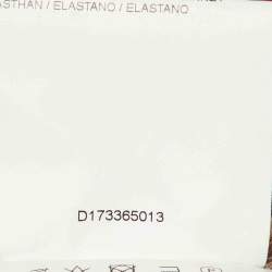 Pre Owned Etro Red Geometric Print Crepe Slim Fit Trousers M