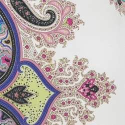 Pre Owned Etro Multicolor Paisley Print Crepe Sleeveless Midi Dress M