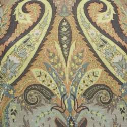 Pre Owned Etro Green Paisley Print Jersey Pullover M