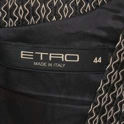 Pre Owned Etro Multicolor Paisley Print Silk Mini Dress M