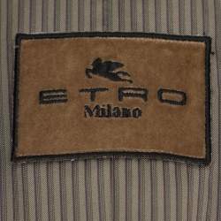 Pre Owned Etro Multicolor Printed Wool Coat M