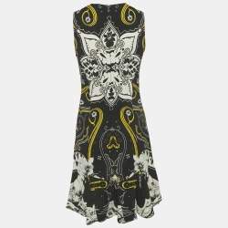 مملوكة مسبقًا Etro Multicolour Paisley Print Crepe Mini Dress M