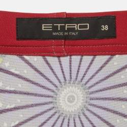 Pre Owned كاردياجان إيترو جيرسي بطبعة بيزلي متعددة الألوان بأكمام طويلة مقاس صغير (سمول)