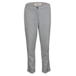 Etro Monochrome Jacquard Cropped Pants M
