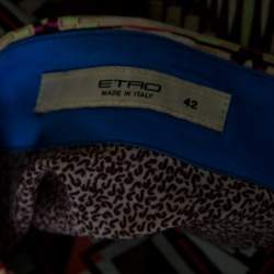 مملوكة مسبقًا قميص إيترو قطن مطبوع متعدد الألوان واسع M