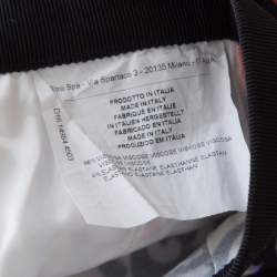 Pre Owned بنطلون ايترو كريب مستقيم طباعة ديجيتال متعدد الألوان S