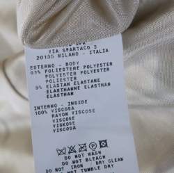 Pre Owned فستان إيترو ميدي رقبة مكشك جيرسيه طباعة زهور متعدد الألوان M