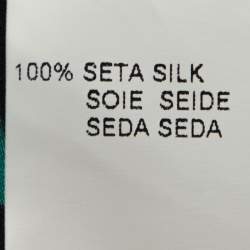 Pre Owned بلوزة إيترو حرير مطبوع متعدد الألوان بأكمام دولمان M